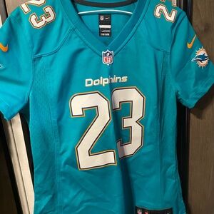 NFL Dolphins Aqua Jersey with Number 23